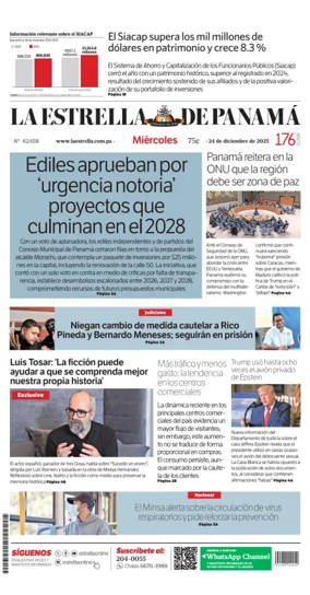 Cover of La Estrella de Panama