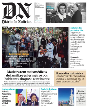 Cover of Diario de Noticias