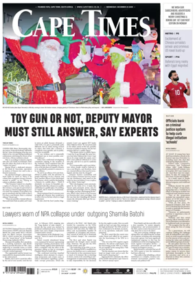 Cover of Cape Times