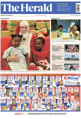 Cover of The Herald (South Africa)
