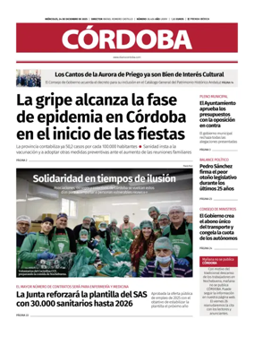 Cover of Diario Córdoba