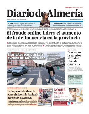Cover of Diario de Almeria
