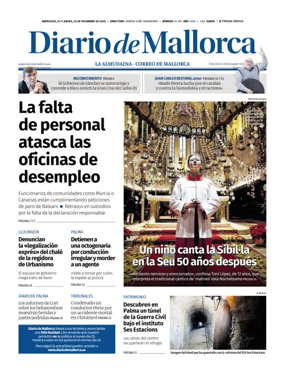Cover of Diario de Mallorca