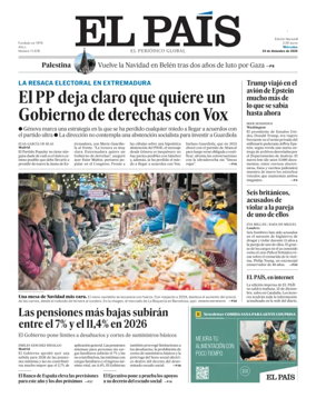 Cover of El País (Andalucía)