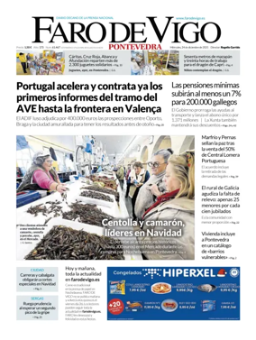 Cover of Faro de Vigo (Pontevedra)