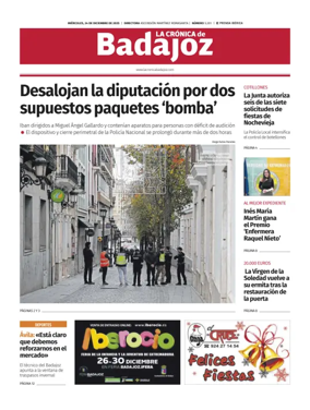 Cover of La Cronica de Badajoz BE