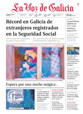 Cover of La Voz de Galicia (Carballo)