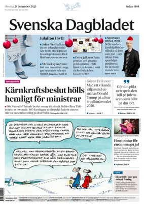 Cover of Svenska Dagbladet