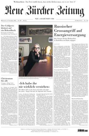 Cover of Neue Zürcher Zeitung