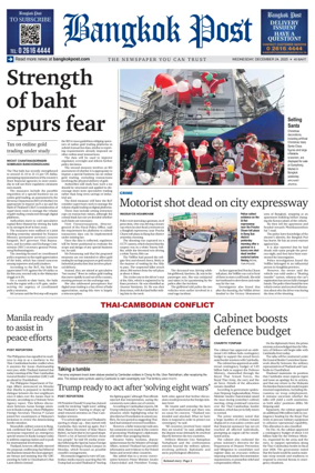 Cover of Bangkok Post