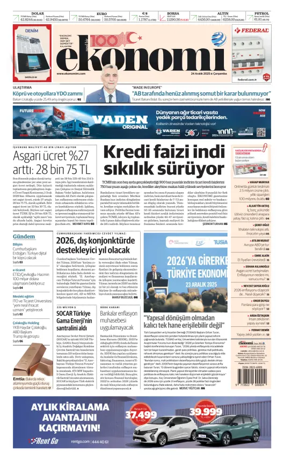 Cover of Dünya Gazetesi