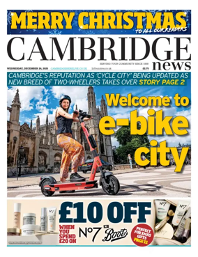 Cover of Cambridge News