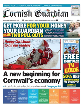 Cover of Cornish Guardian (Newquay & the North Coast)