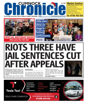 Cover of Cumnock Chronicle