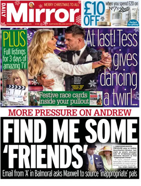 Cover of Daily Mirror (Northern Ireland)