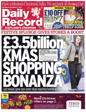 Cover of Daily Record