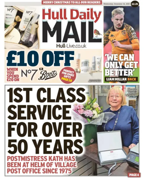 Cover of Hull Daily Mail