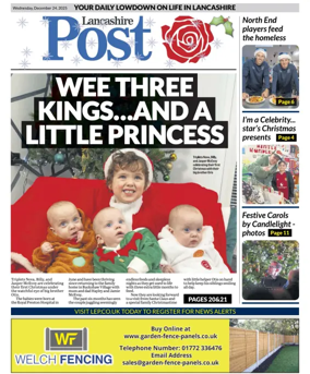 Cover of Lancashire Evening Post