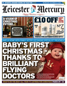 Cover of Leicester Mercury