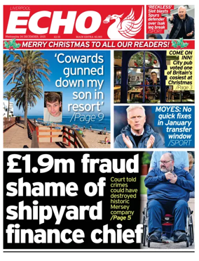 Cover of Liverpool Echo