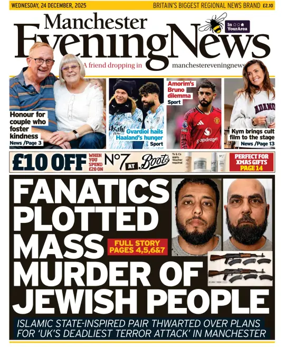 Cover of Manchester Evening News