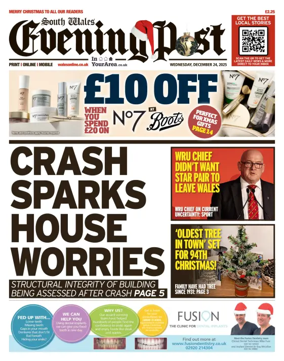 Cover of South Wales Evening Post