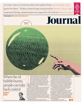 Cover of The Guardian e-paper Journal