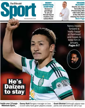 Cover of Herald Sport
