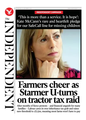 Cover of The Independent