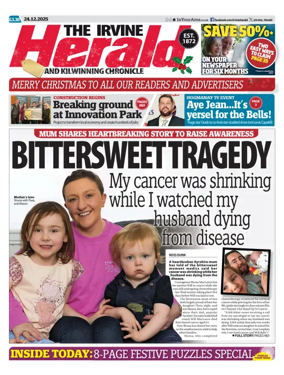 Cover of The Irvine Herald and Kilwinning Chronicle