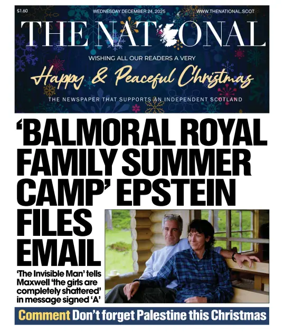 Cover of The National (Scotland)