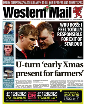 Cover of Western Mail