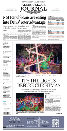 Cover of Albuquerque Journal