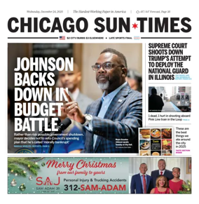 Cover of Chicago Sun-Times
