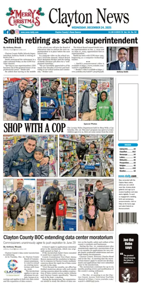 Cover of Clayton News