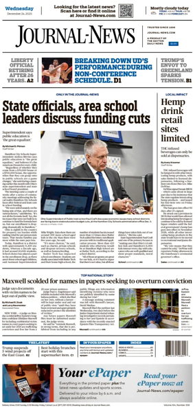 Cover of Hamilton Journal News