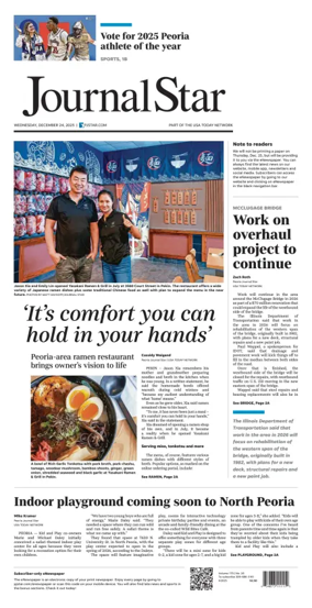 Cover of Journal Star (Peoria)