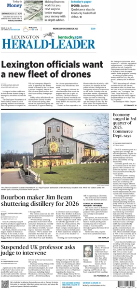 Cover of Lexington Herald-Leader