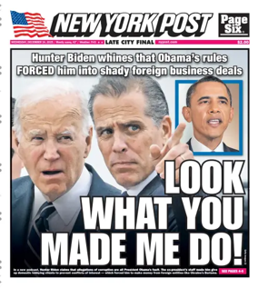 Cover of New York Post