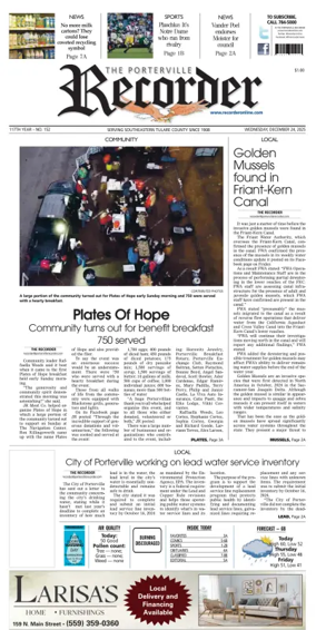 Cover of Porterville Recorder