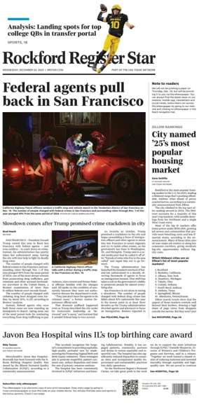 Cover of Rockford Register Star