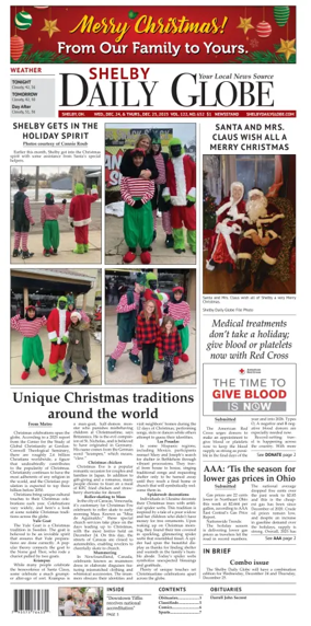 Cover of Shelby Daily Globe