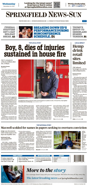 Cover of Springfield News-Sun