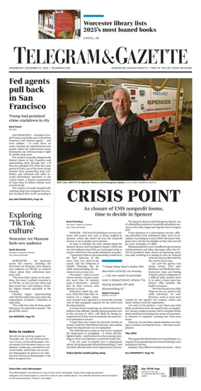 Cover of Telegram & Gazette