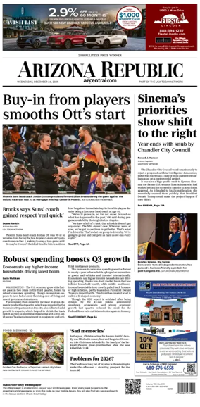 Cover of The Arizona Republic