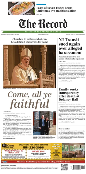 Cover of The Bergen Record