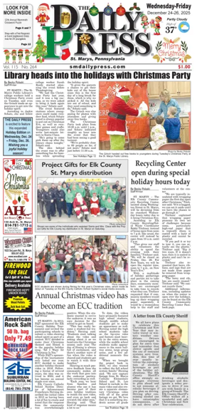 Cover of The Daily Press