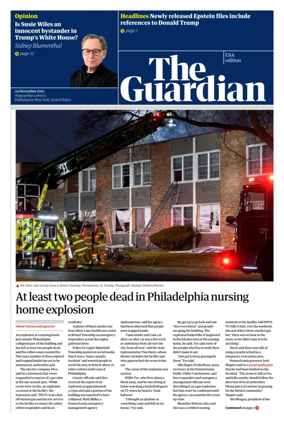 Cover of The Guardian (USA)