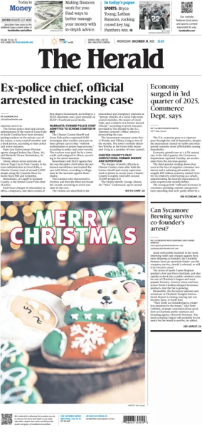 Cover of The Herald (Rock Hill)