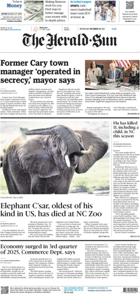 Cover of The Herald Sun